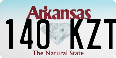 AR license plate 140KZT