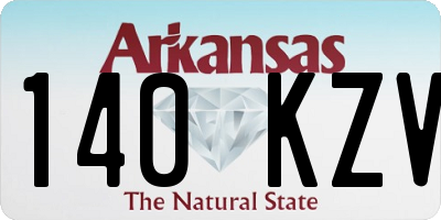 AR license plate 140KZV