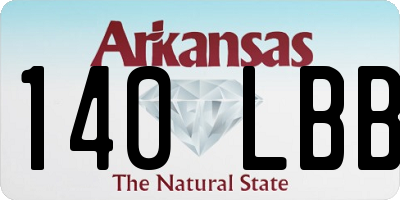AR license plate 140LBB