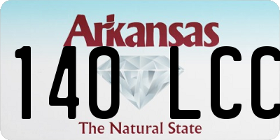 AR license plate 140LCC