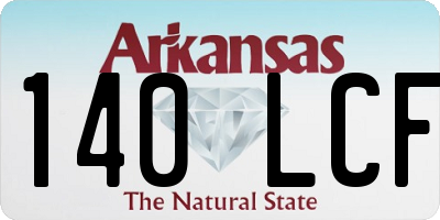 AR license plate 140LCF