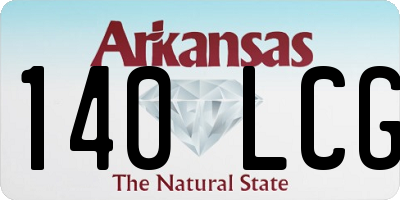 AR license plate 140LCG
