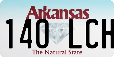 AR license plate 140LCH