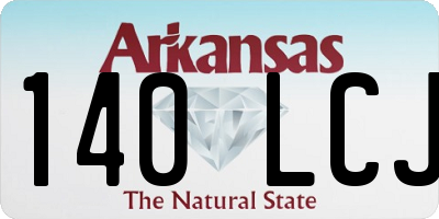 AR license plate 140LCJ