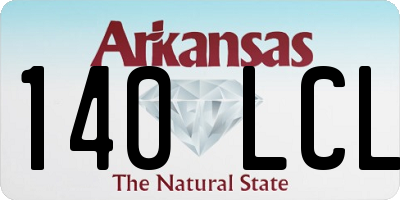 AR license plate 140LCL
