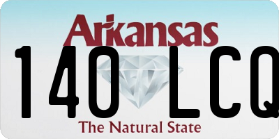 AR license plate 140LCQ