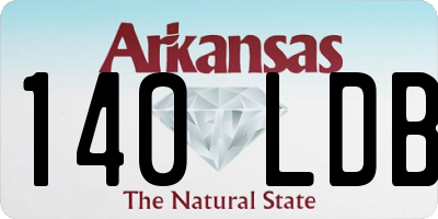 AR license plate 140LDB