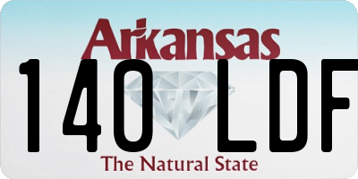 AR license plate 140LDF