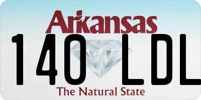 AR license plate 140LDL