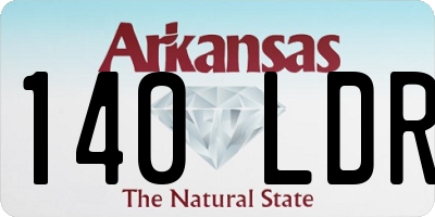 AR license plate 140LDR