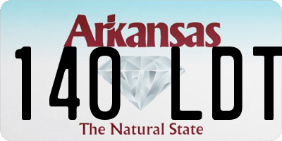 AR license plate 140LDT