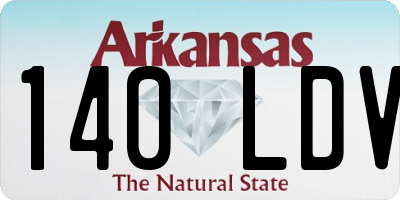 AR license plate 140LDV