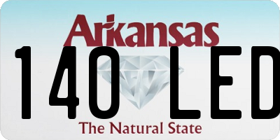 AR license plate 140LED
