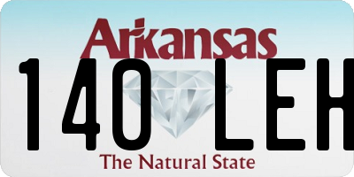 AR license plate 140LEH