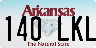 AR license plate 140LKL