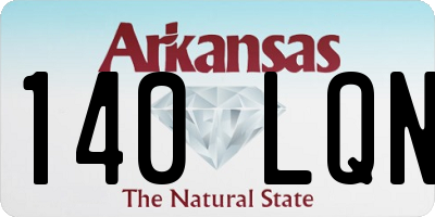 AR license plate 140LQN