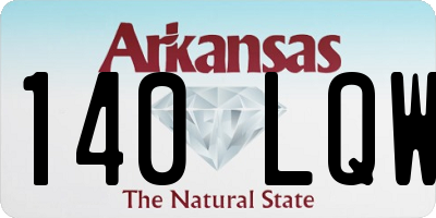 AR license plate 140LQW