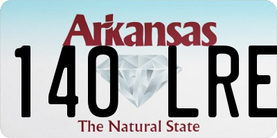 AR license plate 140LRE