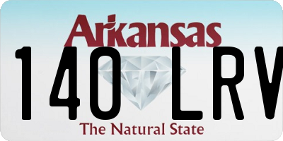 AR license plate 140LRV