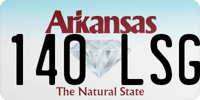AR license plate 140LSG