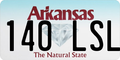 AR license plate 140LSL