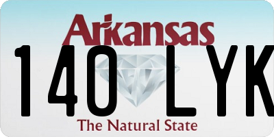 AR license plate 140LYK