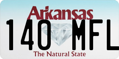AR license plate 140MFL