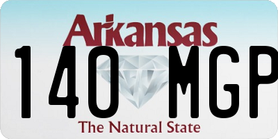 AR license plate 140MGP