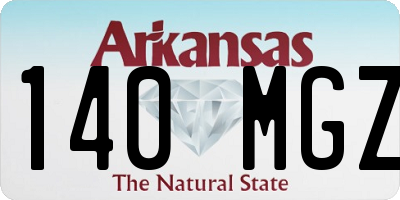 AR license plate 140MGZ