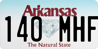 AR license plate 140MHF