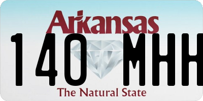 AR license plate 140MHH