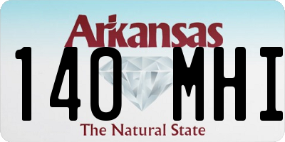 AR license plate 140MHI