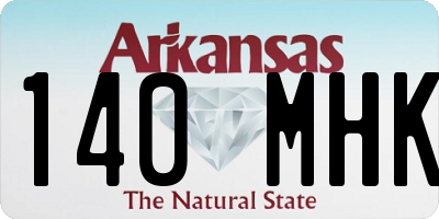 AR license plate 140MHK