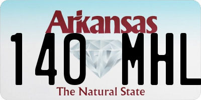 AR license plate 140MHL