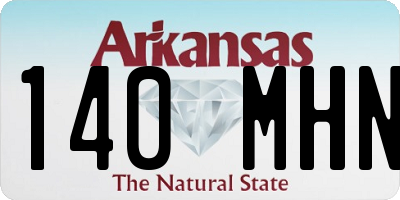 AR license plate 140MHN