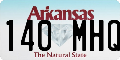 AR license plate 140MHQ