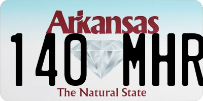 AR license plate 140MHR