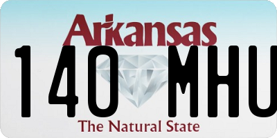 AR license plate 140MHU