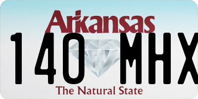 AR license plate 140MHX