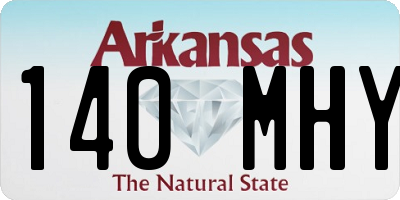 AR license plate 140MHY