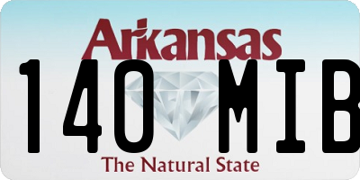 AR license plate 140MIB