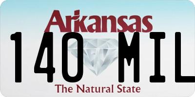 AR license plate 140MIL