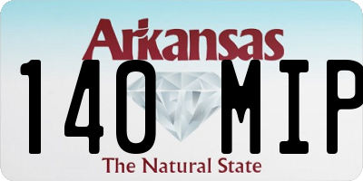 AR license plate 140MIP