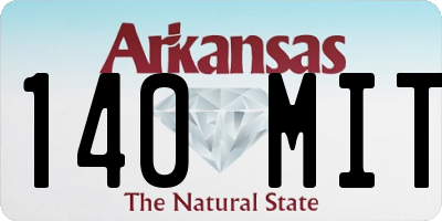 AR license plate 140MIT