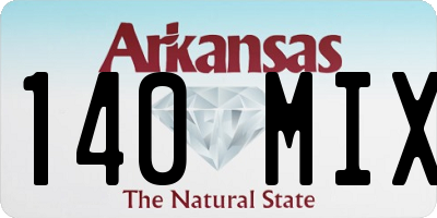 AR license plate 140MIX