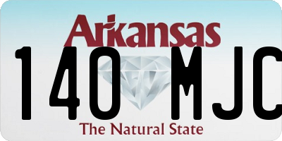 AR license plate 140MJC