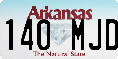 AR license plate 140MJD
