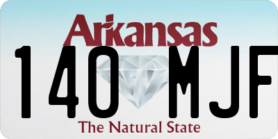 AR license plate 140MJF