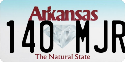 AR license plate 140MJR
