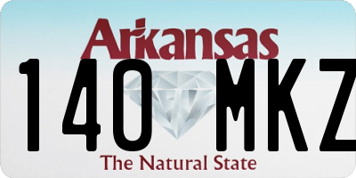 AR license plate 140MKZ